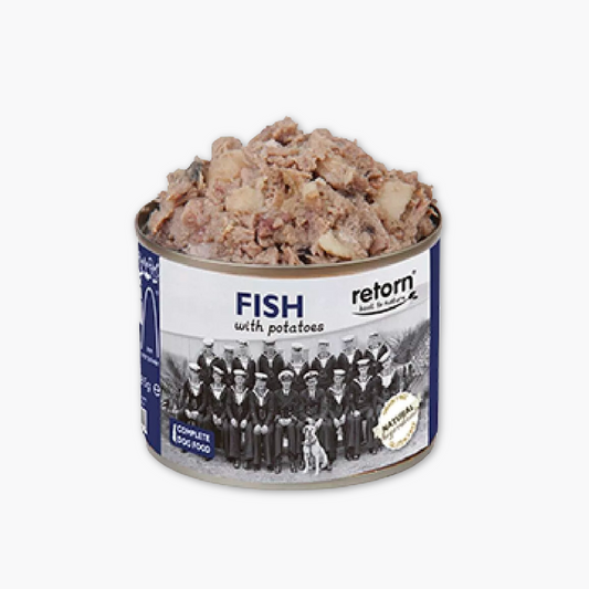 Nourriture humide au poisson et pommes de terre pour chiens - Lot de 6